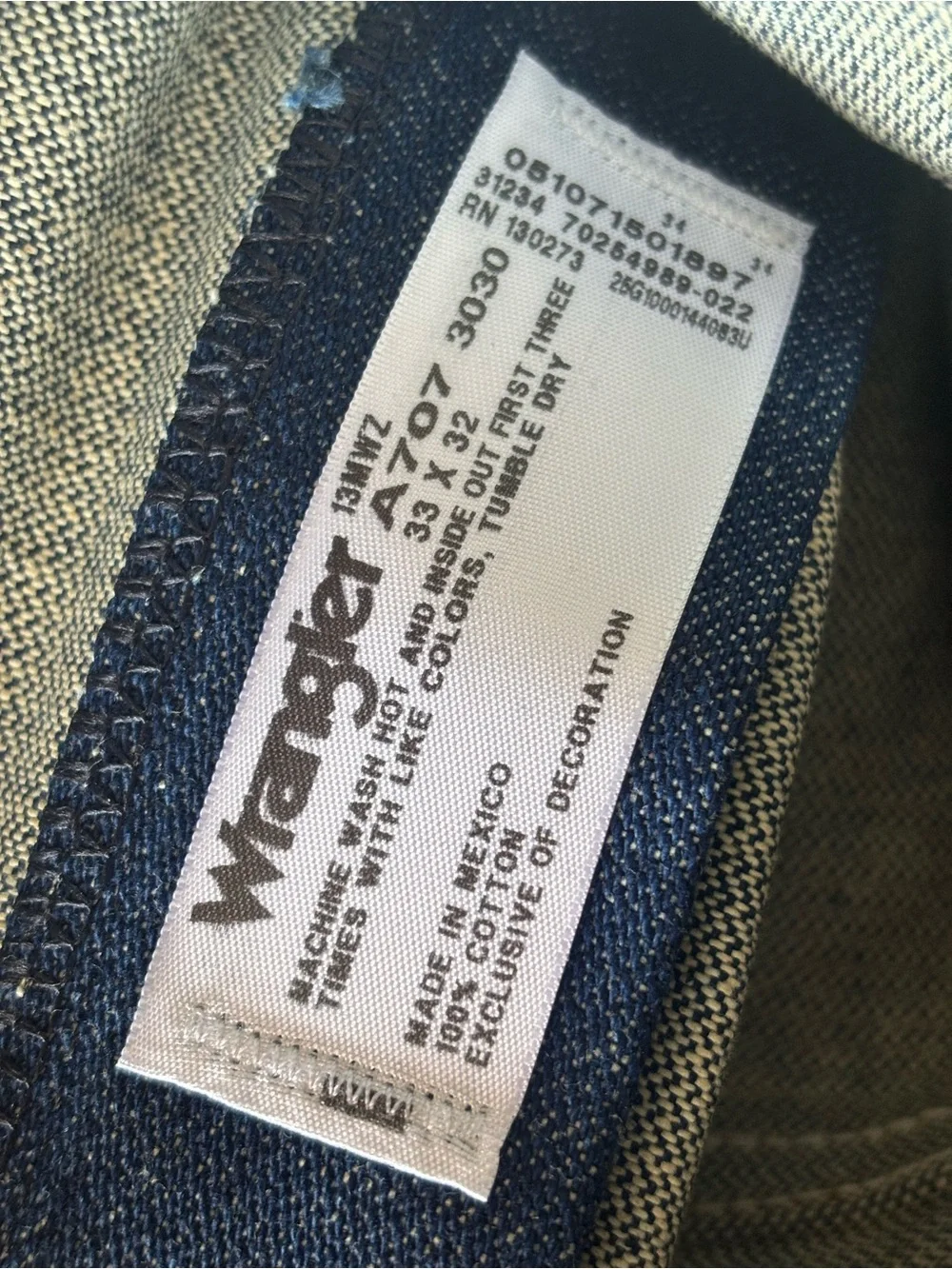 NWOT Wrangler Men's 13mwz Cowboy Cut Original Fit Jean 33x32